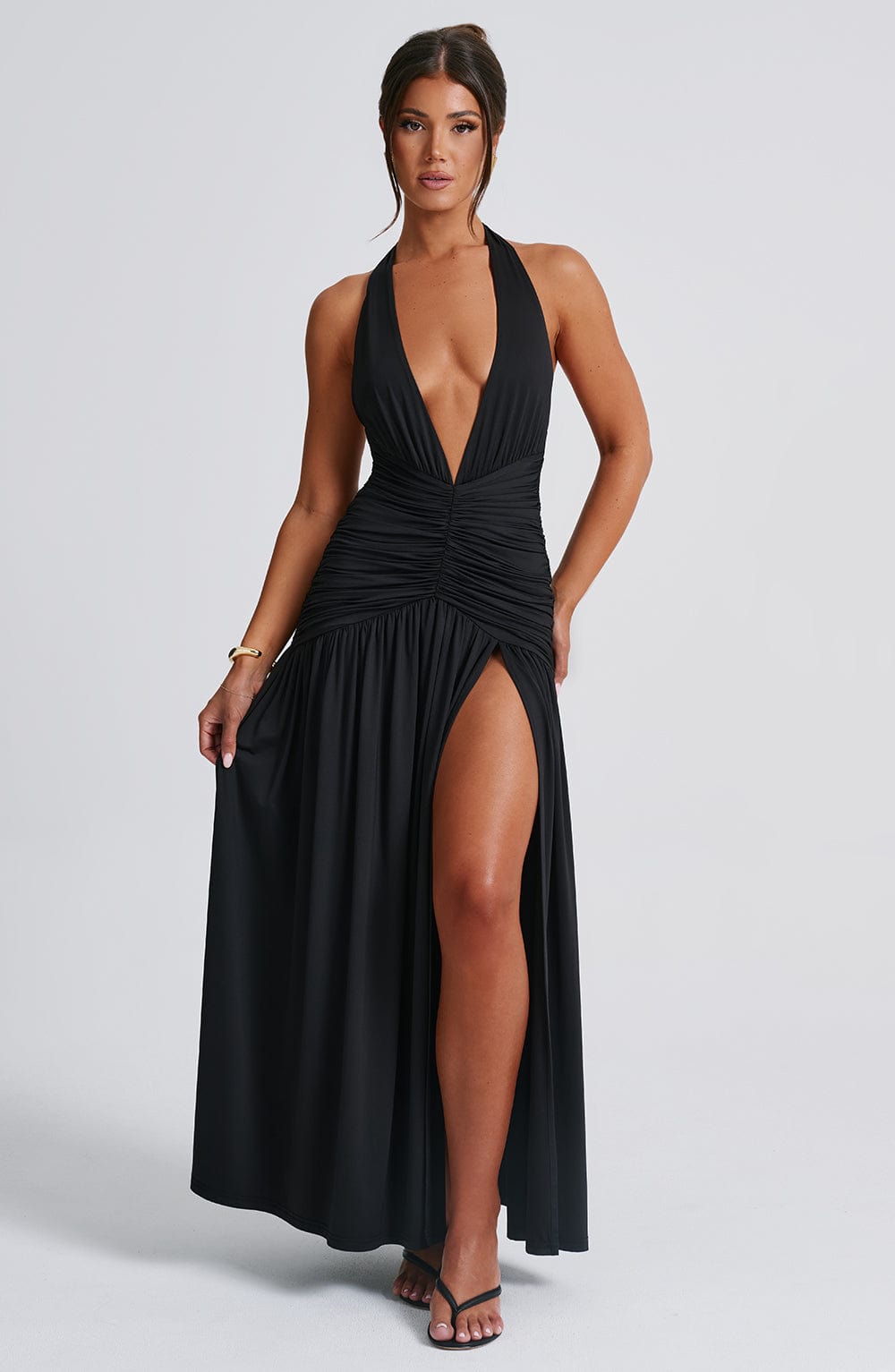 Melania Maxikleid - Schwarz