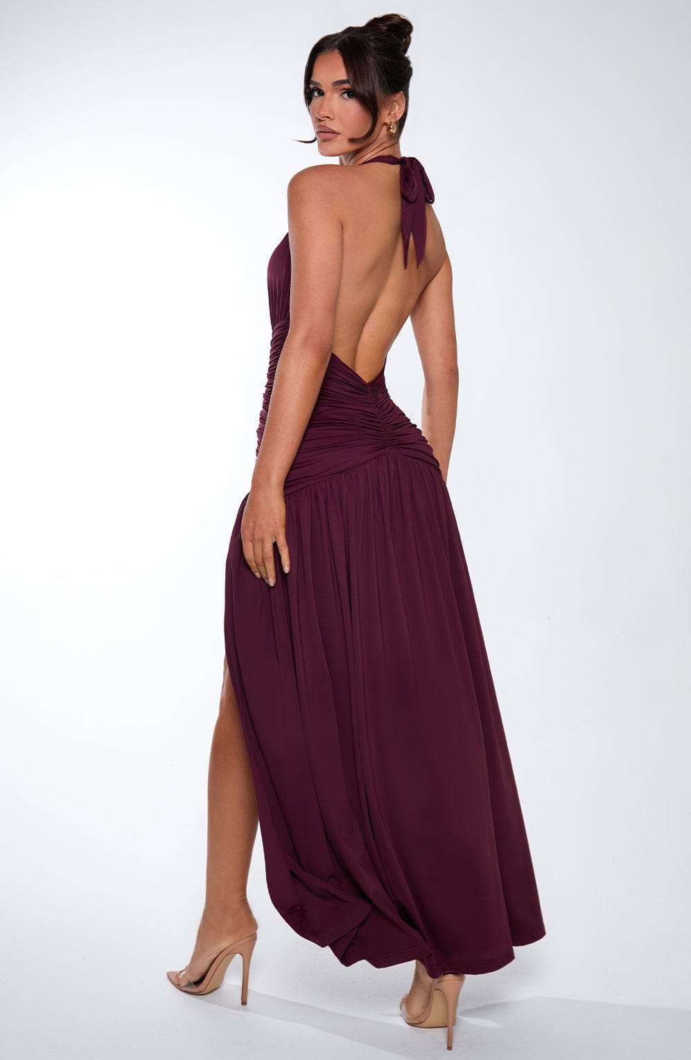 Melania Maxi Dress - Cherry Lacquer Ryvelle