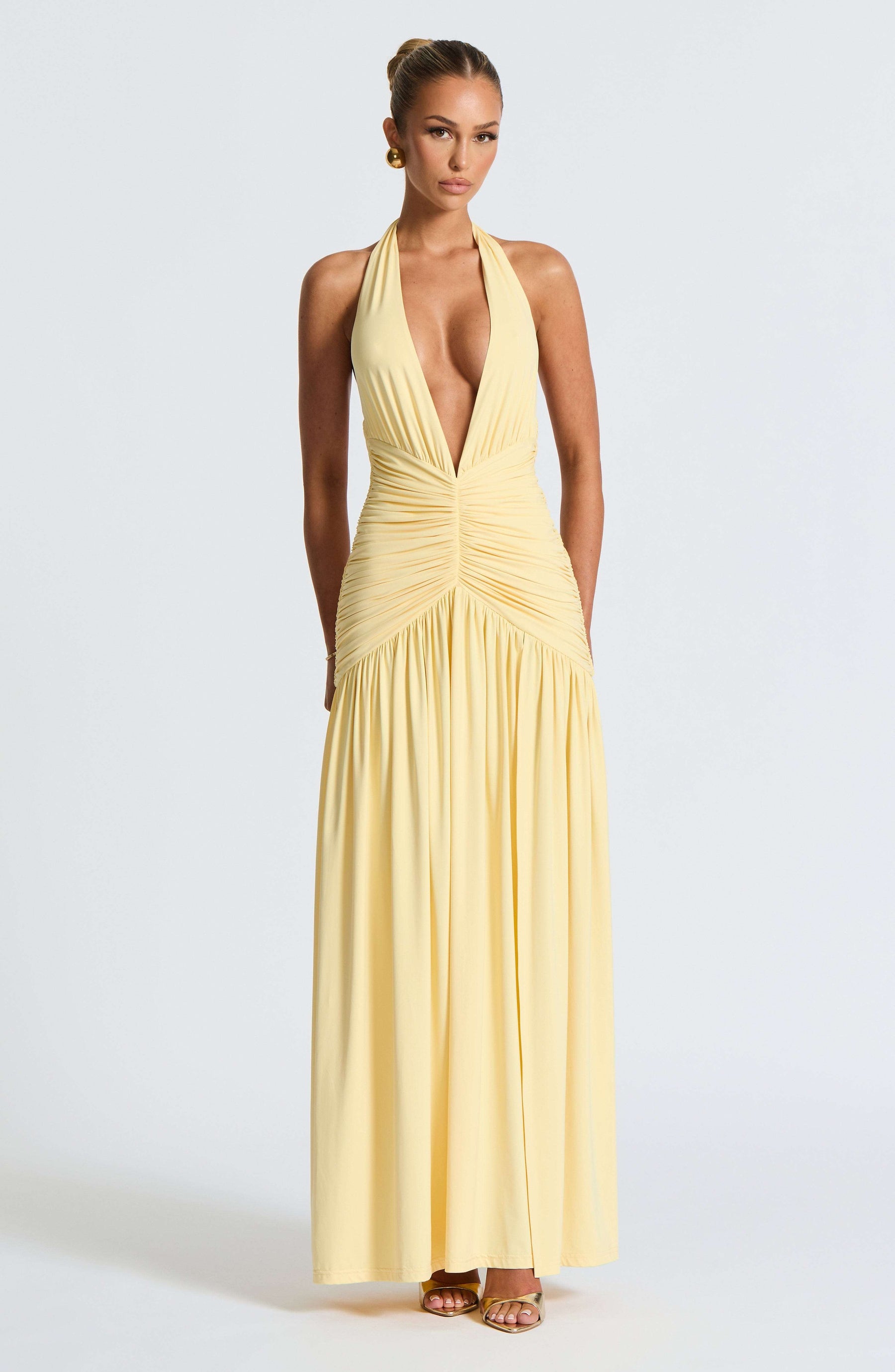Melania Maxi Dress - Lemon Ryvelle