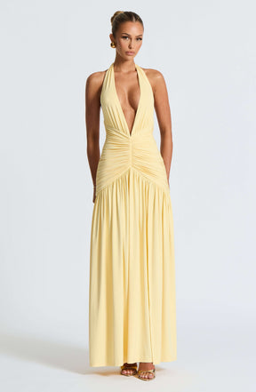 Melania Maxi Dress - Lemon Ryvelle
