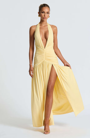 Melania Maxi Dress - Lemon Ryvelle
