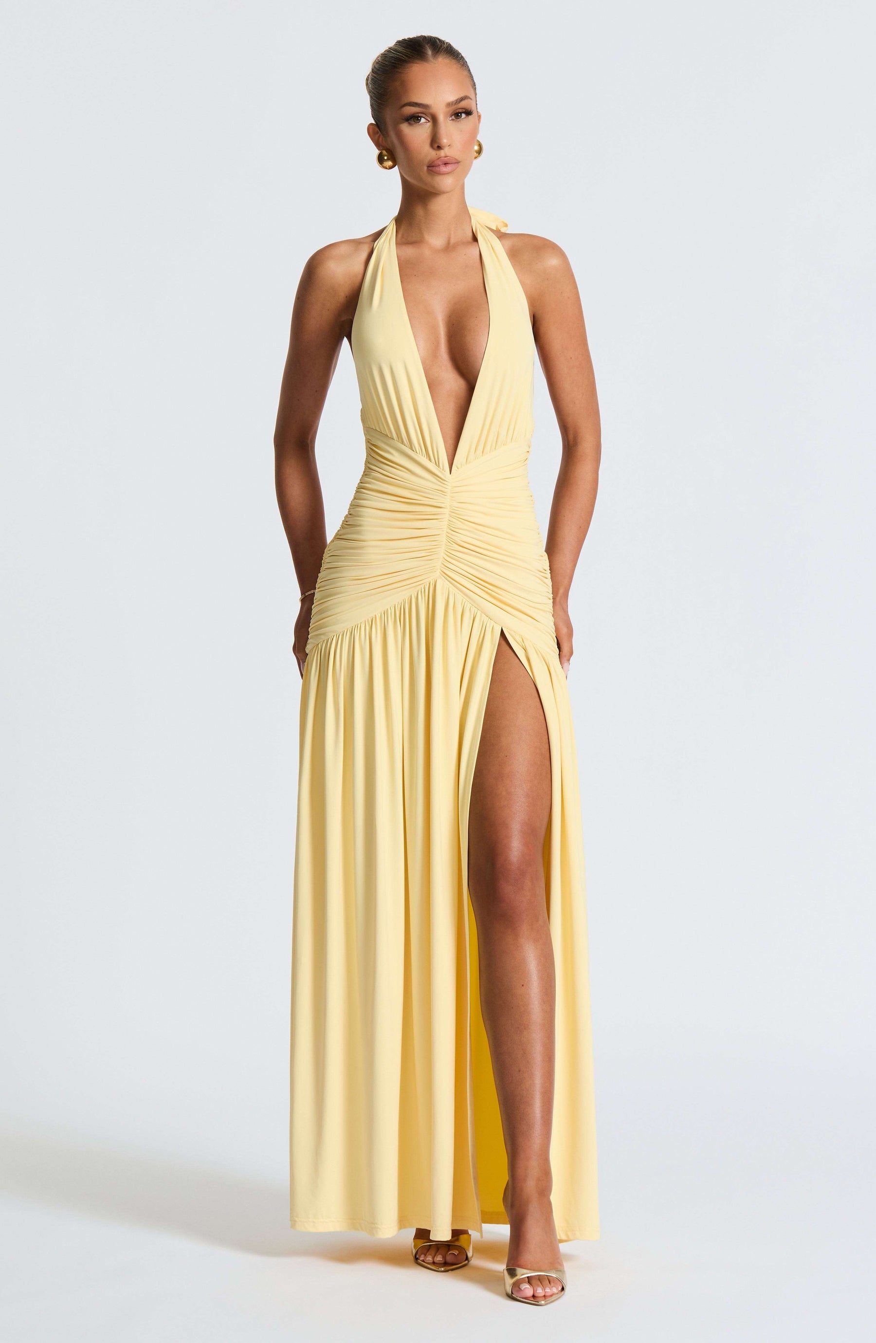 Melania Maxi Dress - Lemon Ryvelle