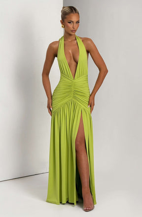Melania Maxi Dress - Olive Ryvelle