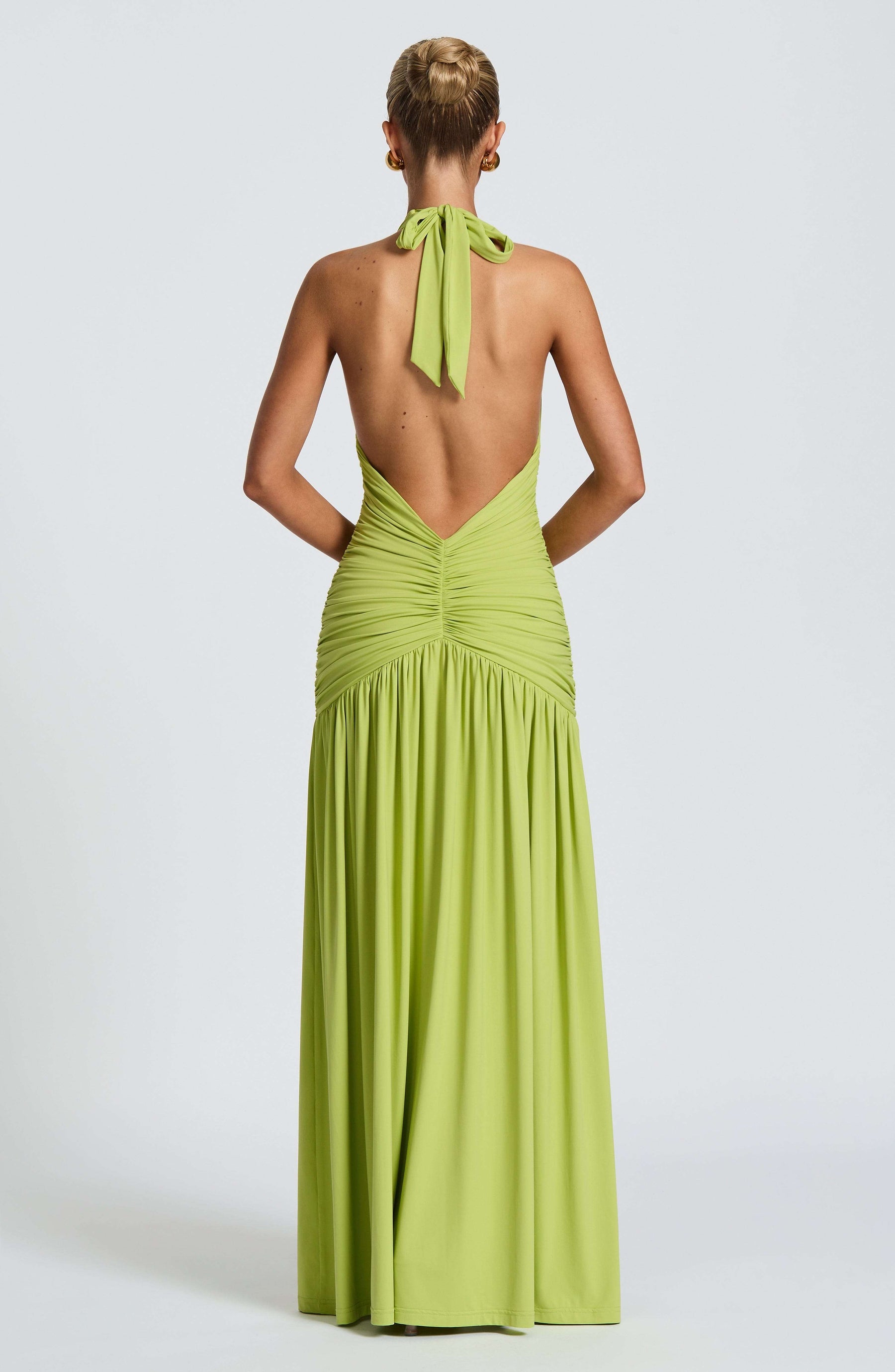 Melania Maxi Dress - Olive Ryvelle