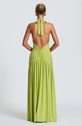 Melania Maxi Dress - Olive Ryvelle