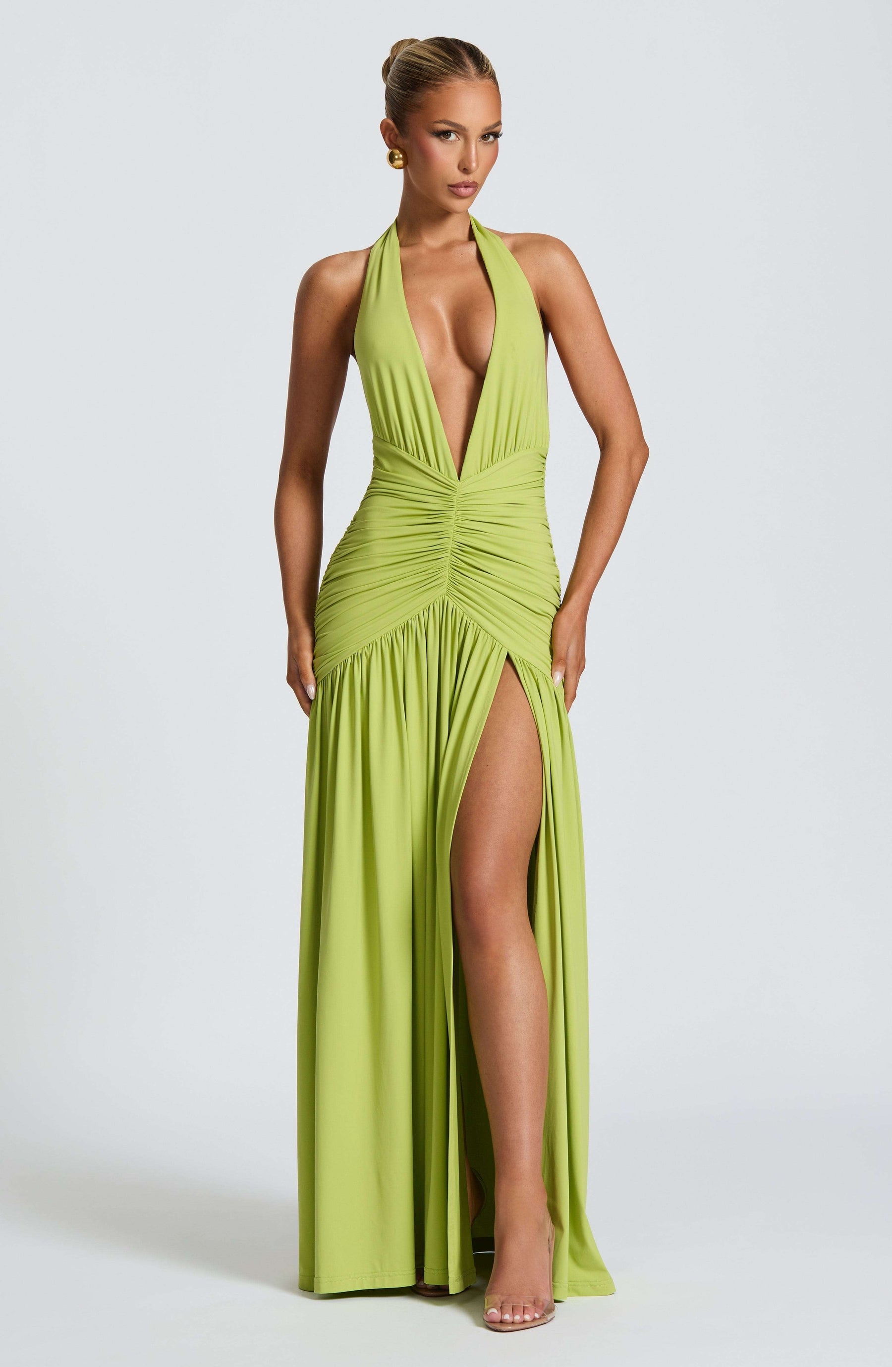 Melania Maxi Dress - Olive Ryvelle