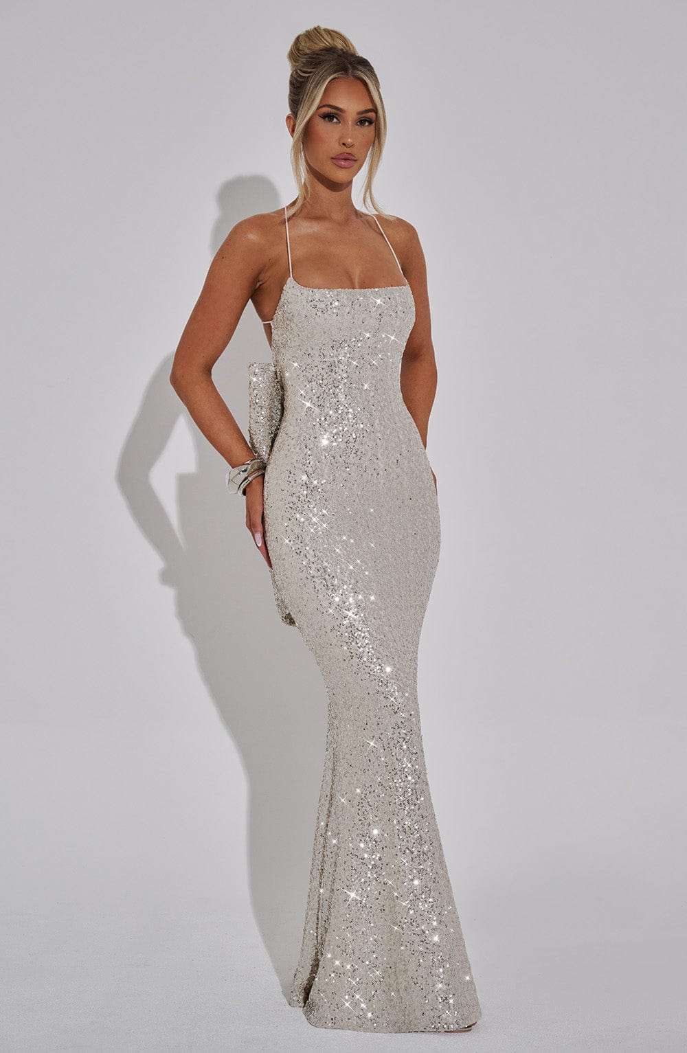 Meridith Maxi Dress - Champagne Ryvelle