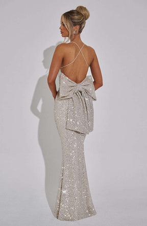 Meridith Maxi Dress - Champagne Ryvelle