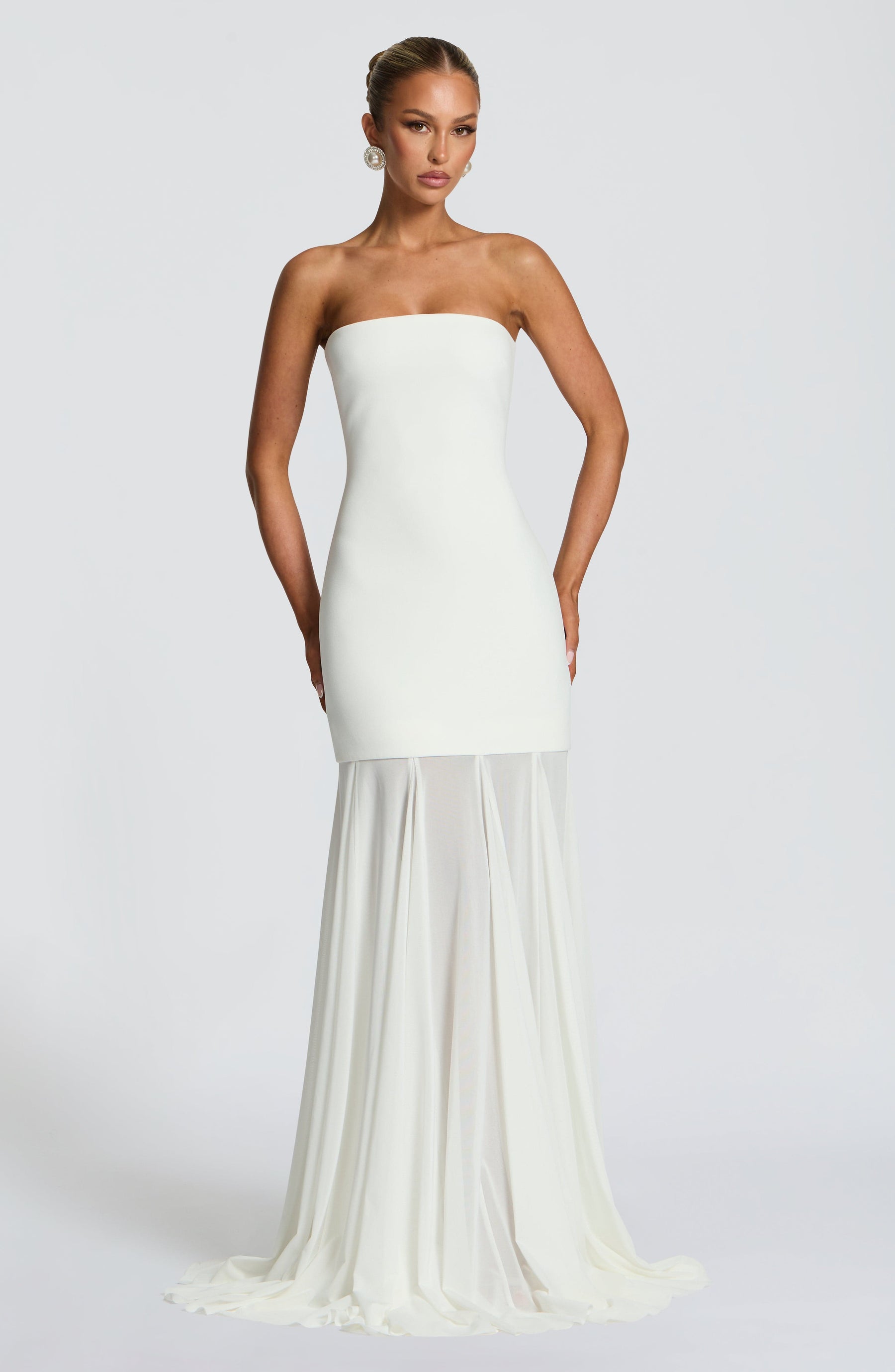 Merritt Gown - Ivory Ryvelle