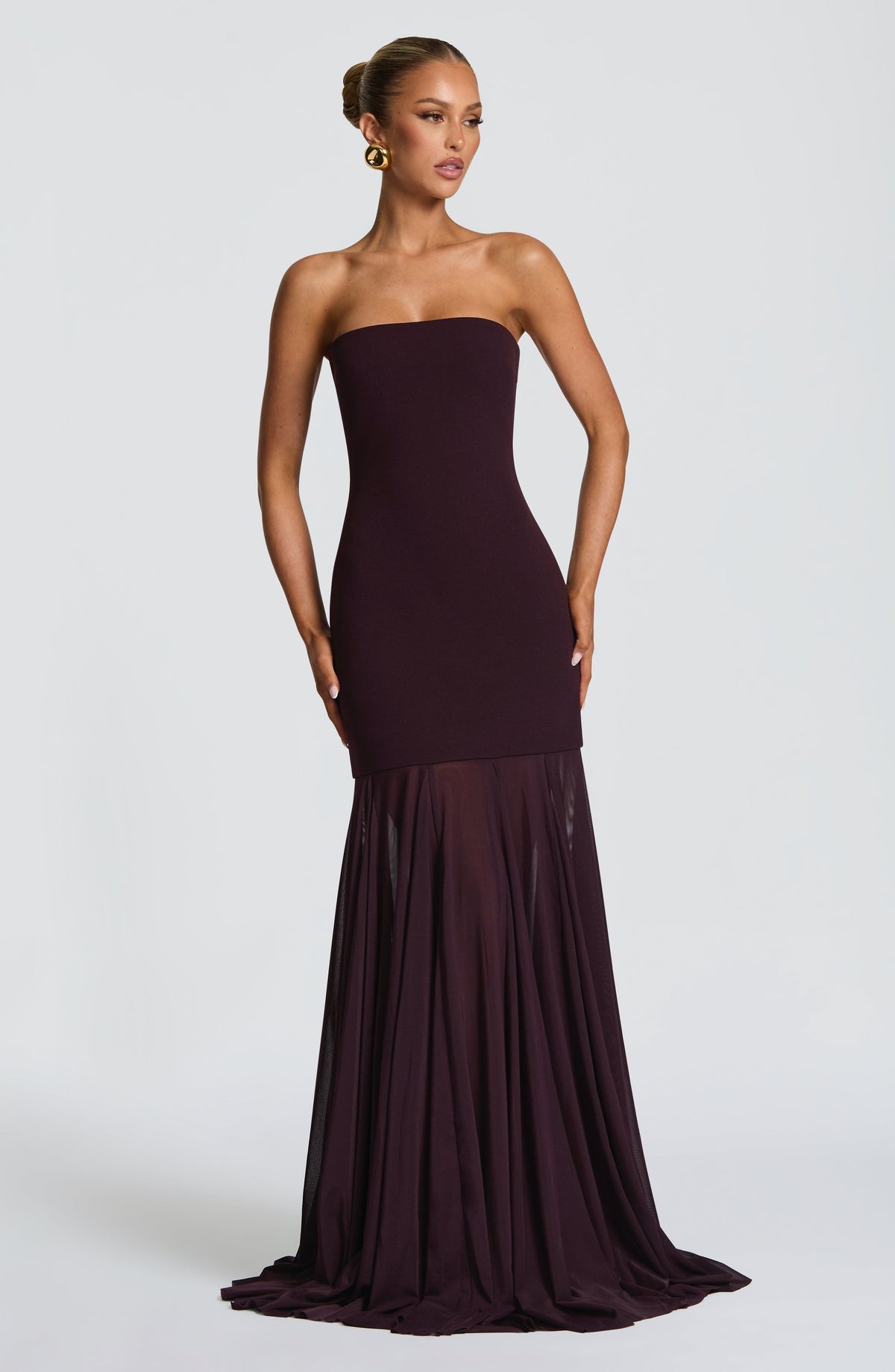 Merritt Gown - Plum Ryvelle