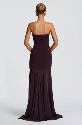 Merritt Gown - Plum Ryvelle