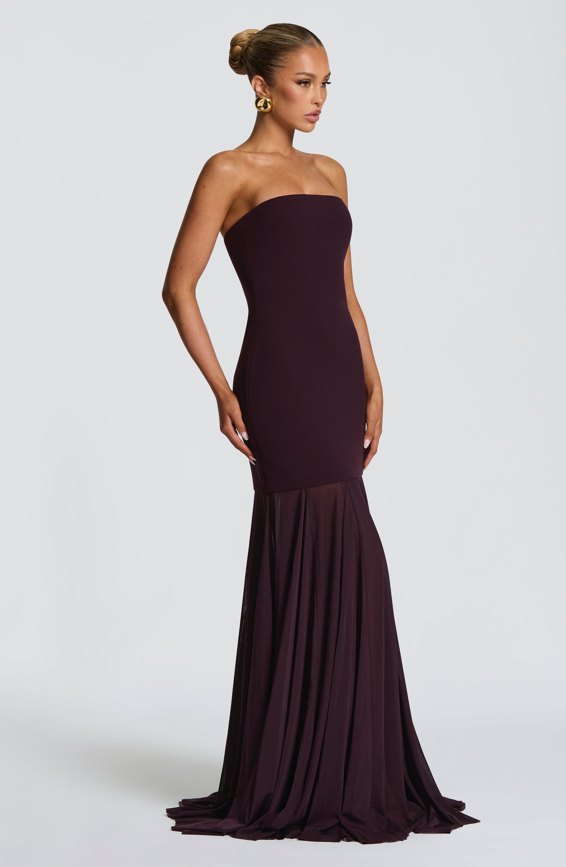 Merritt Gown - Plum Ryvelle