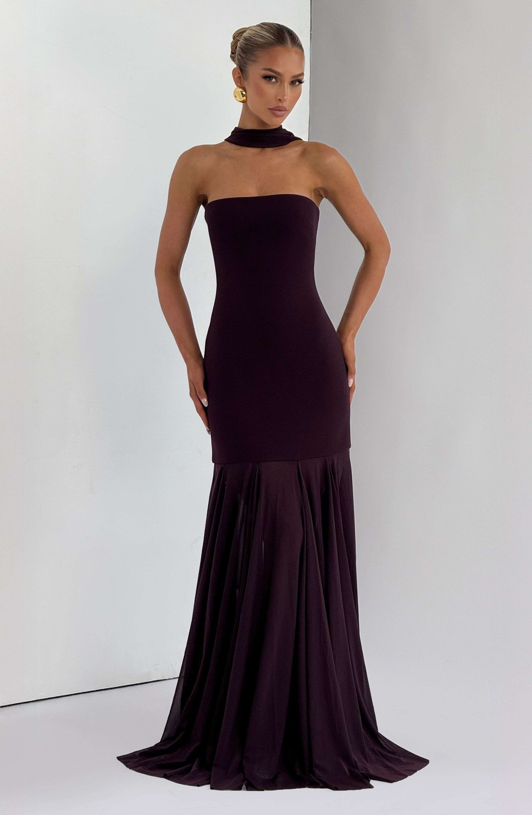 Merritt Gown - Plum Ryvelle