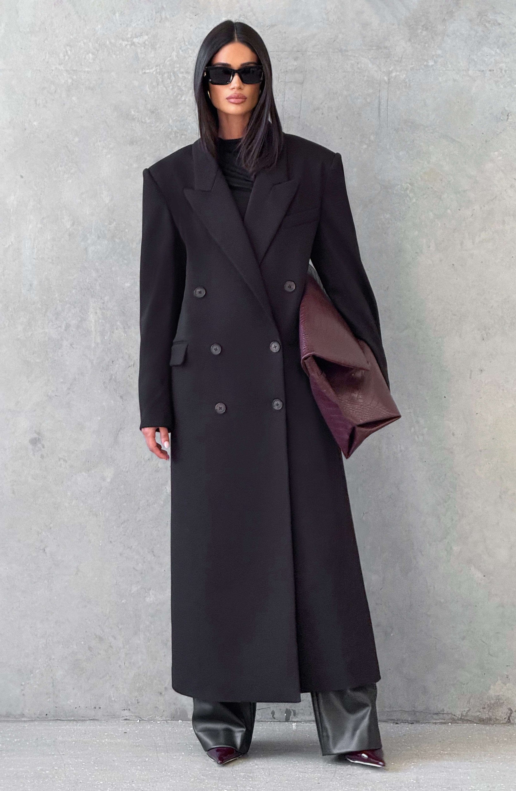 Michelle Coat - Black Ryvelle