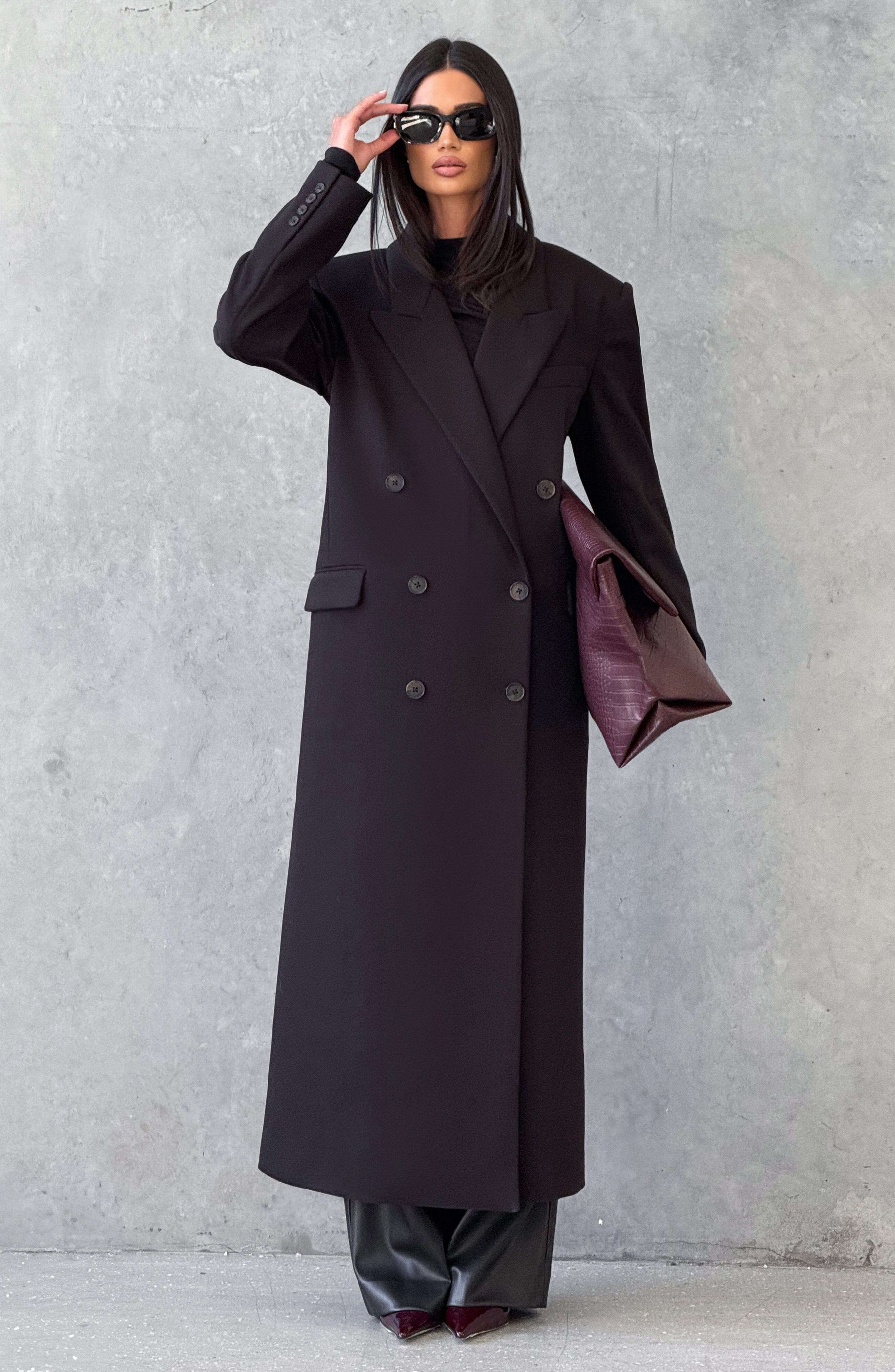 Michelle Coat - Black Ryvelle