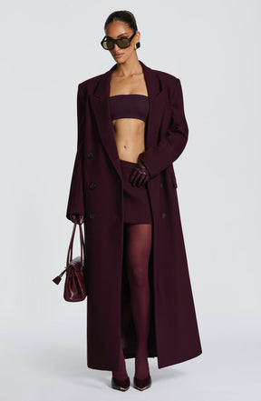 Michelle Coat - Plum Ryvelle