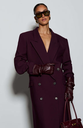 Michelle Coat - Plum Ryvelle