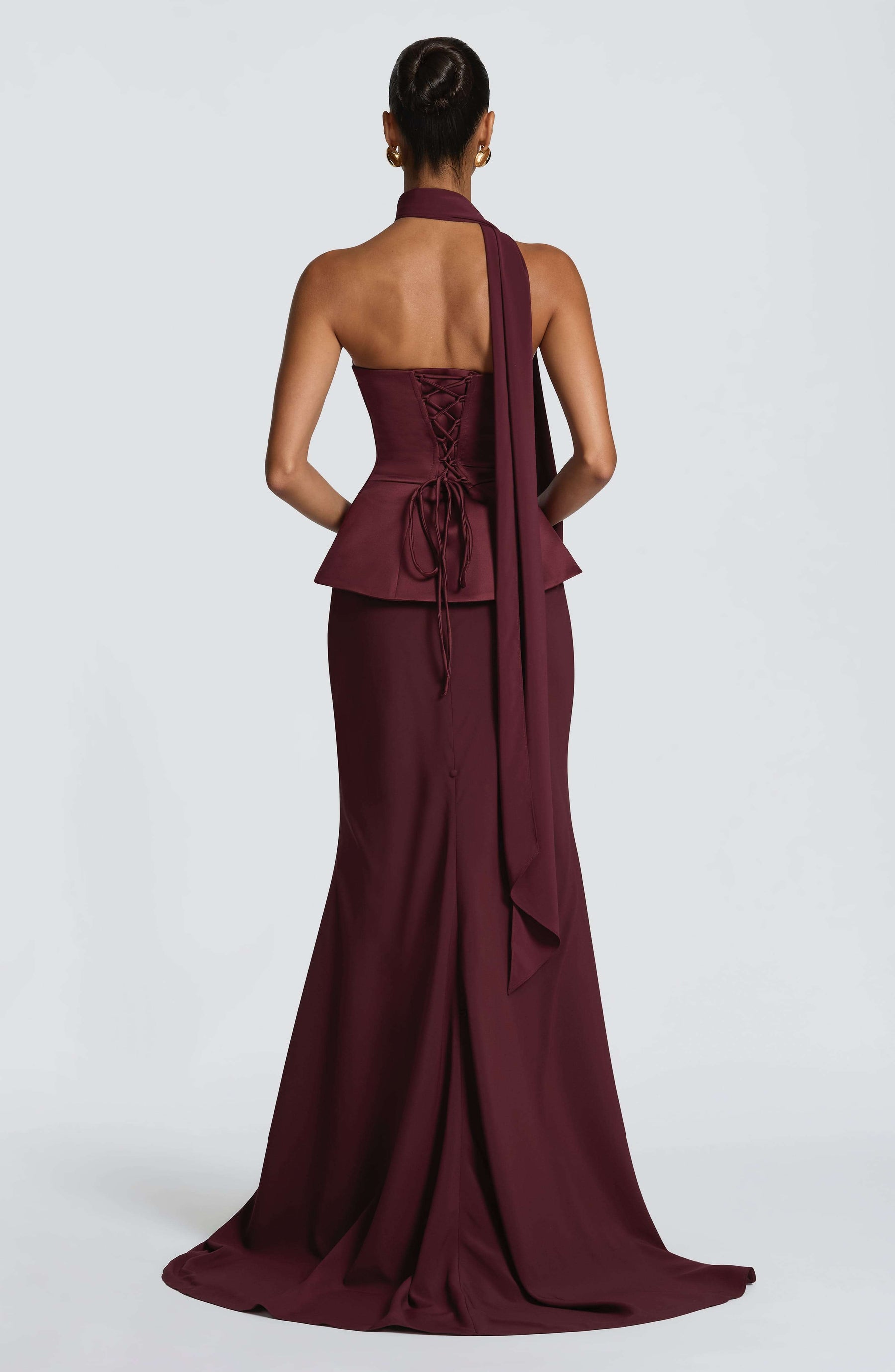 Mila Scarf - Cherry Lacquer Ryvelle