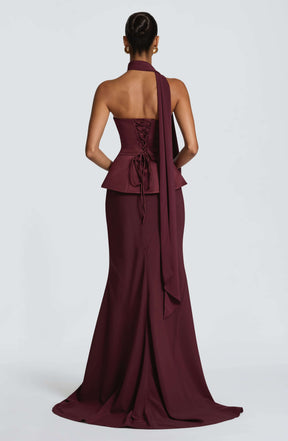 Mila Scarf - Cherry Lacquer Ryvelle