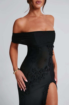 Milani Maxi Dress - Black Ryvelle