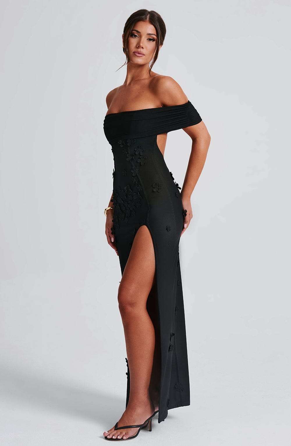 Milani Maxi Dress - Black Ryvelle
