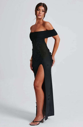 Milani Maxi Dress - Black Ryvelle