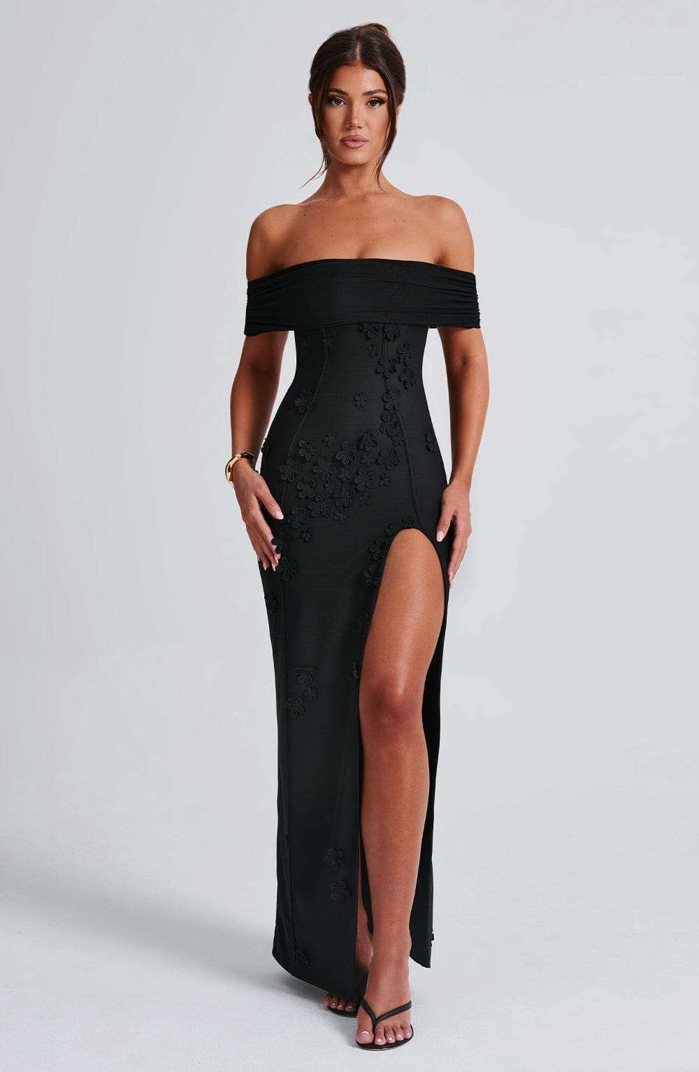Milani Maxi Dress - Black Ryvelle