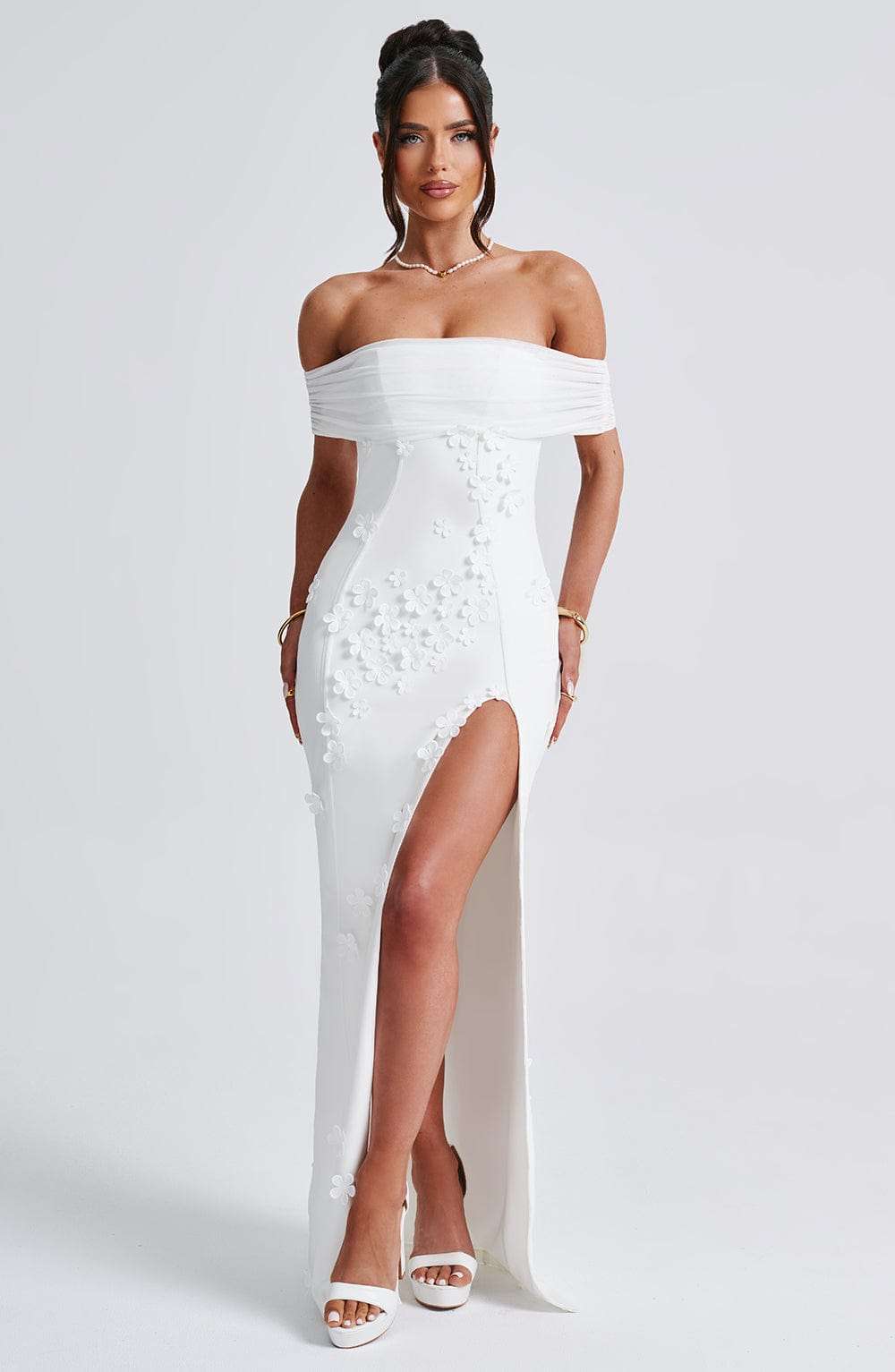 Milani Maxi Dress - Ivory Ryvelle