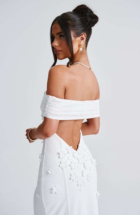 Milani Maxi Dress - Ivory Ryvelle