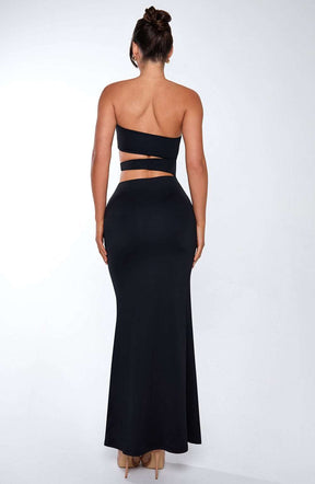 Milia Maxi Dress - Black Ryvelle