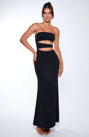 Milia Maxi Dress - Black Ryvelle