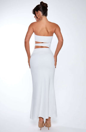 Milia Maxi Dress - White Ryvelle
