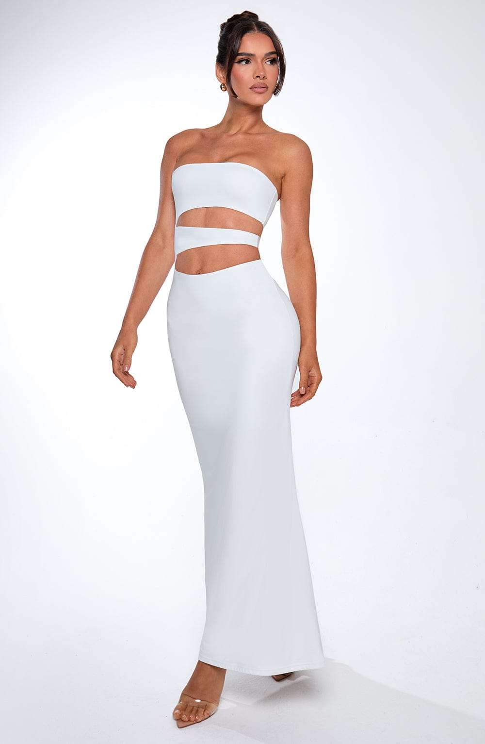 Milia Maxi Dress - White Ryvelle