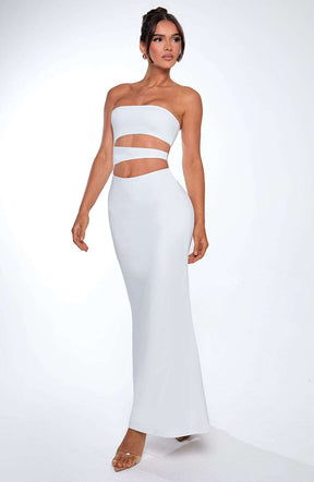 Milia Maxi Dress - White Ryvelle