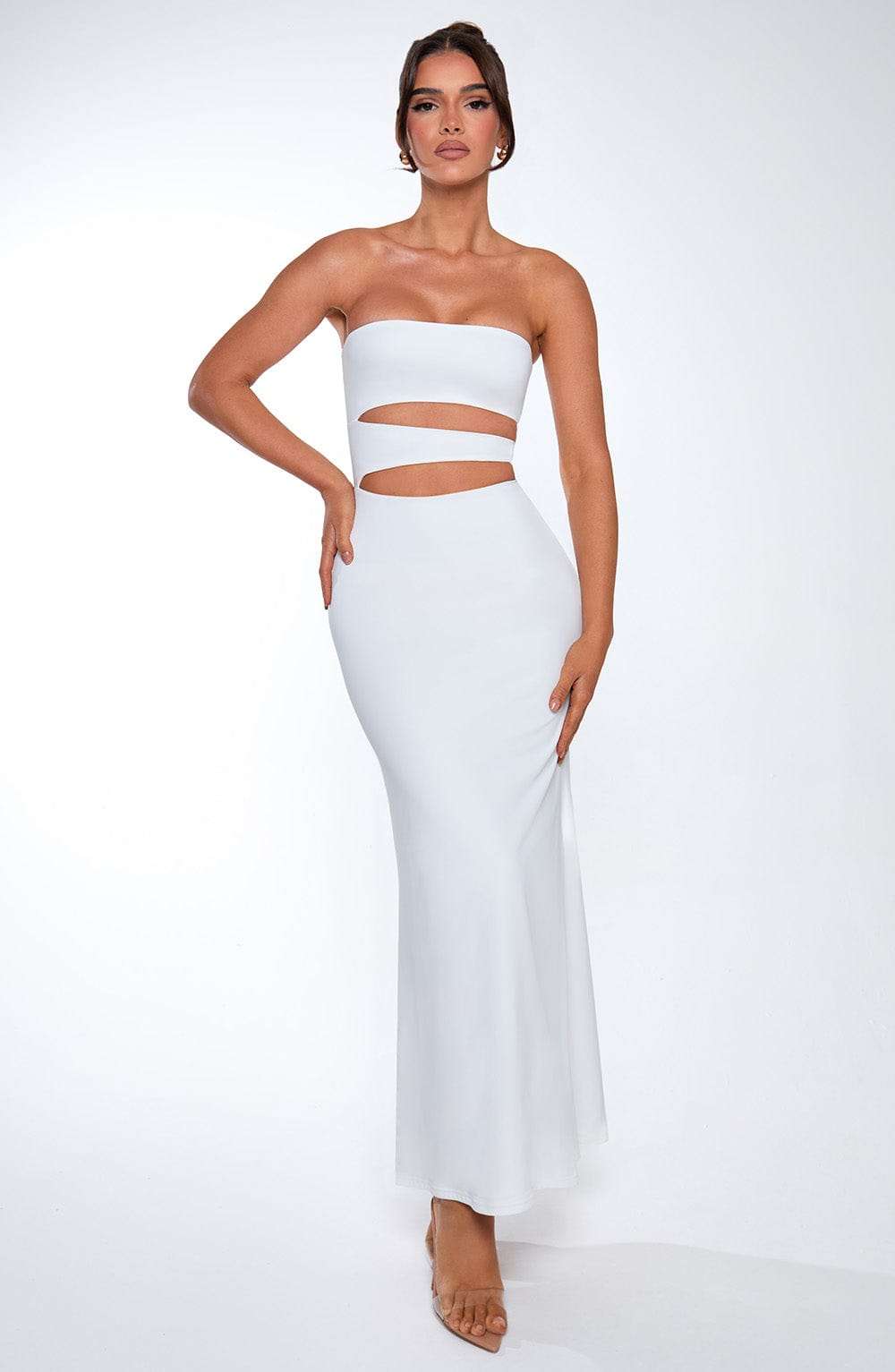 Milia Maxi Dress - White Ryvelle