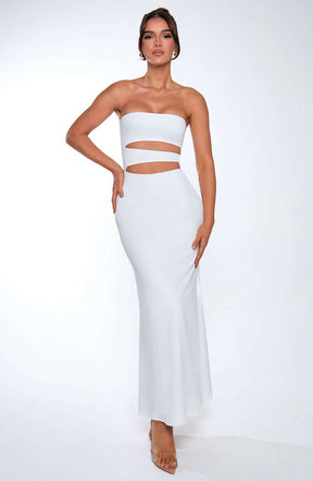 Milia Maxi Dress - White Ryvelle