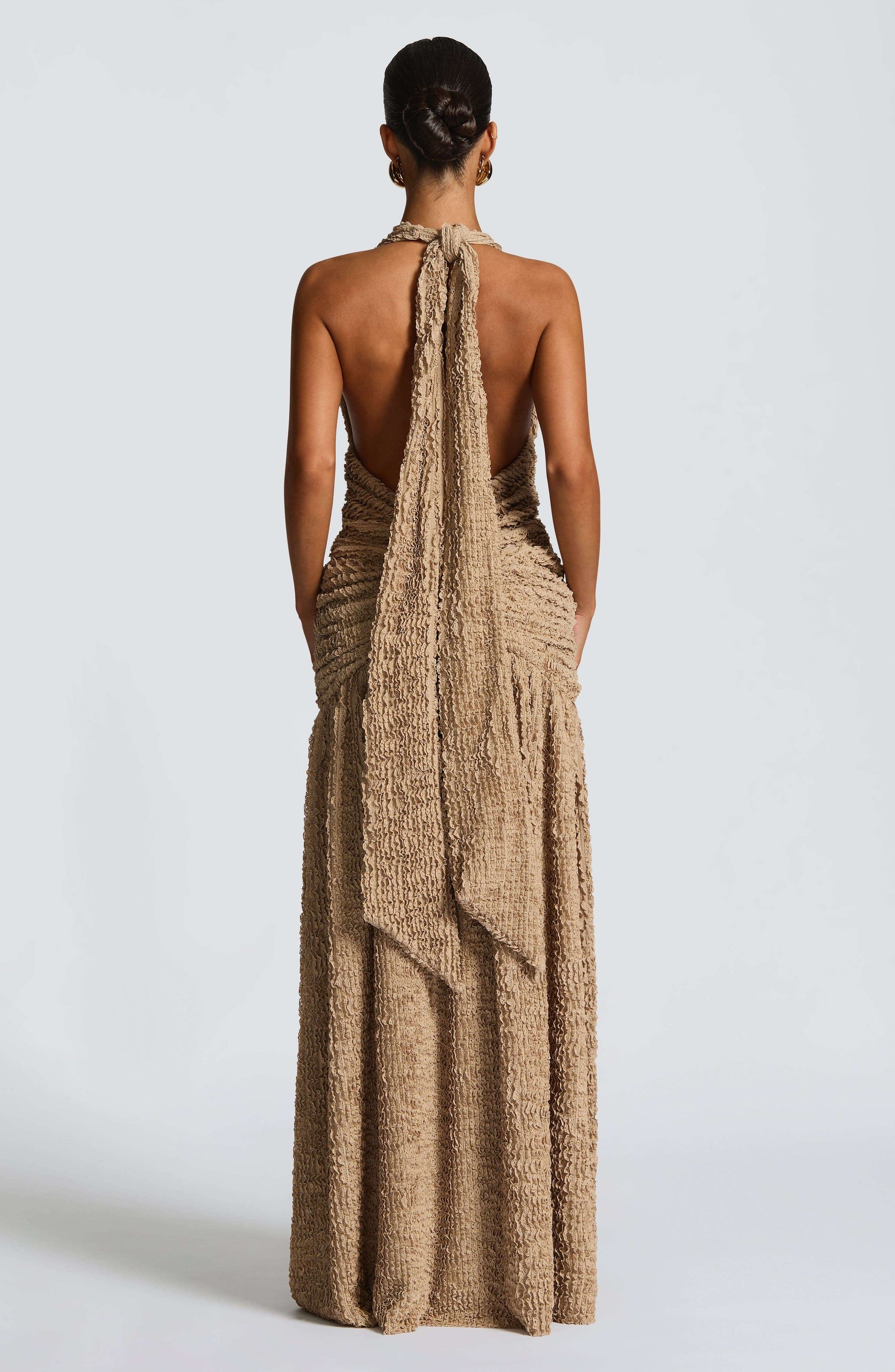 Minerva Maxi Dress - Beige Ryvelle