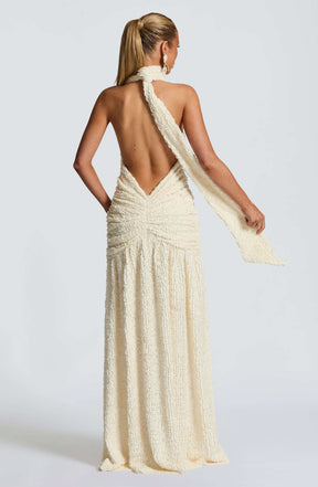 Minerva Maxi Dress - Ivory Ryvelle