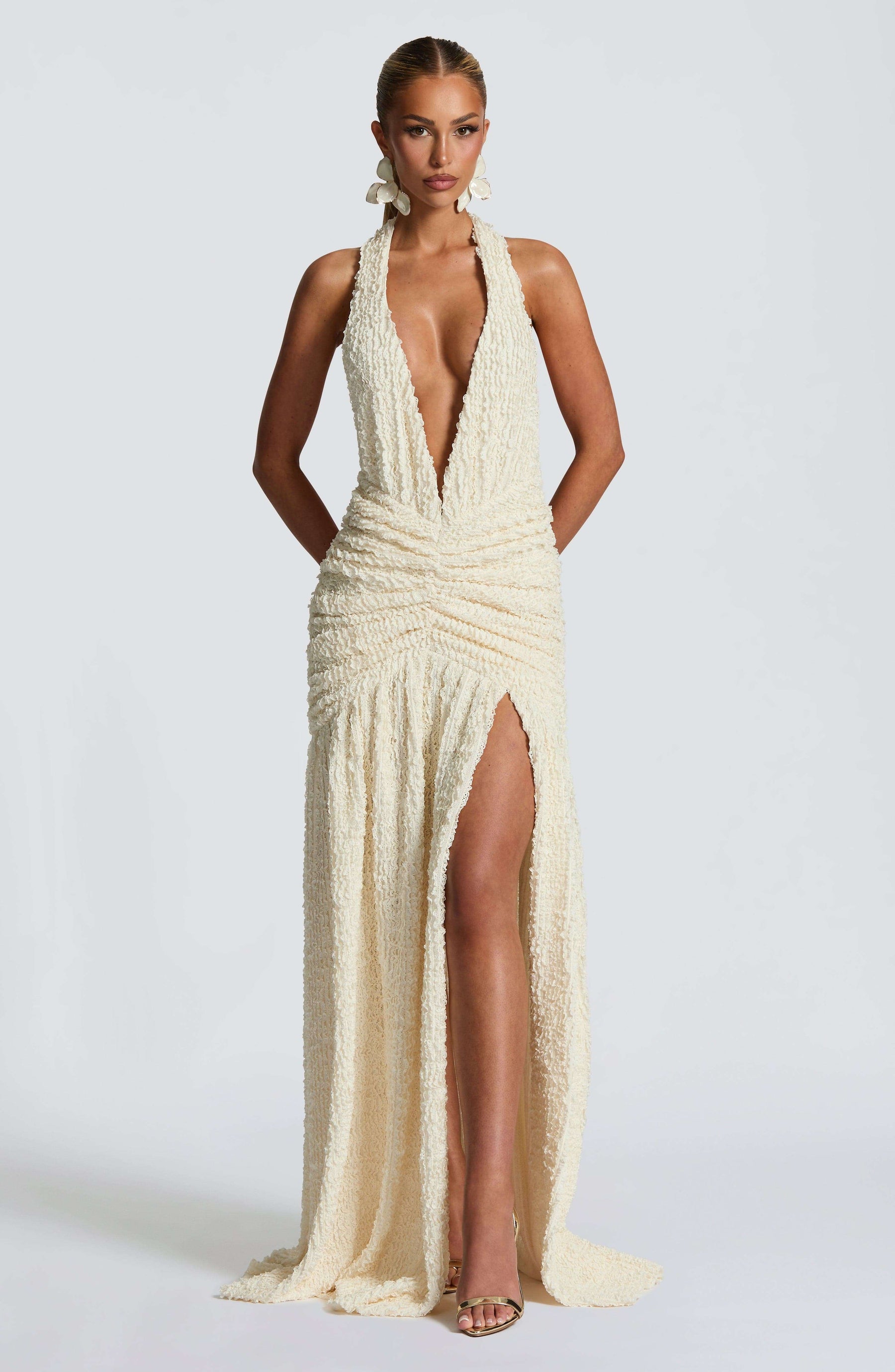 Minerva Maxi Dress - Ivory Ryvelle