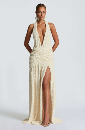 Minerva Maxi Dress - Ivory Ryvelle