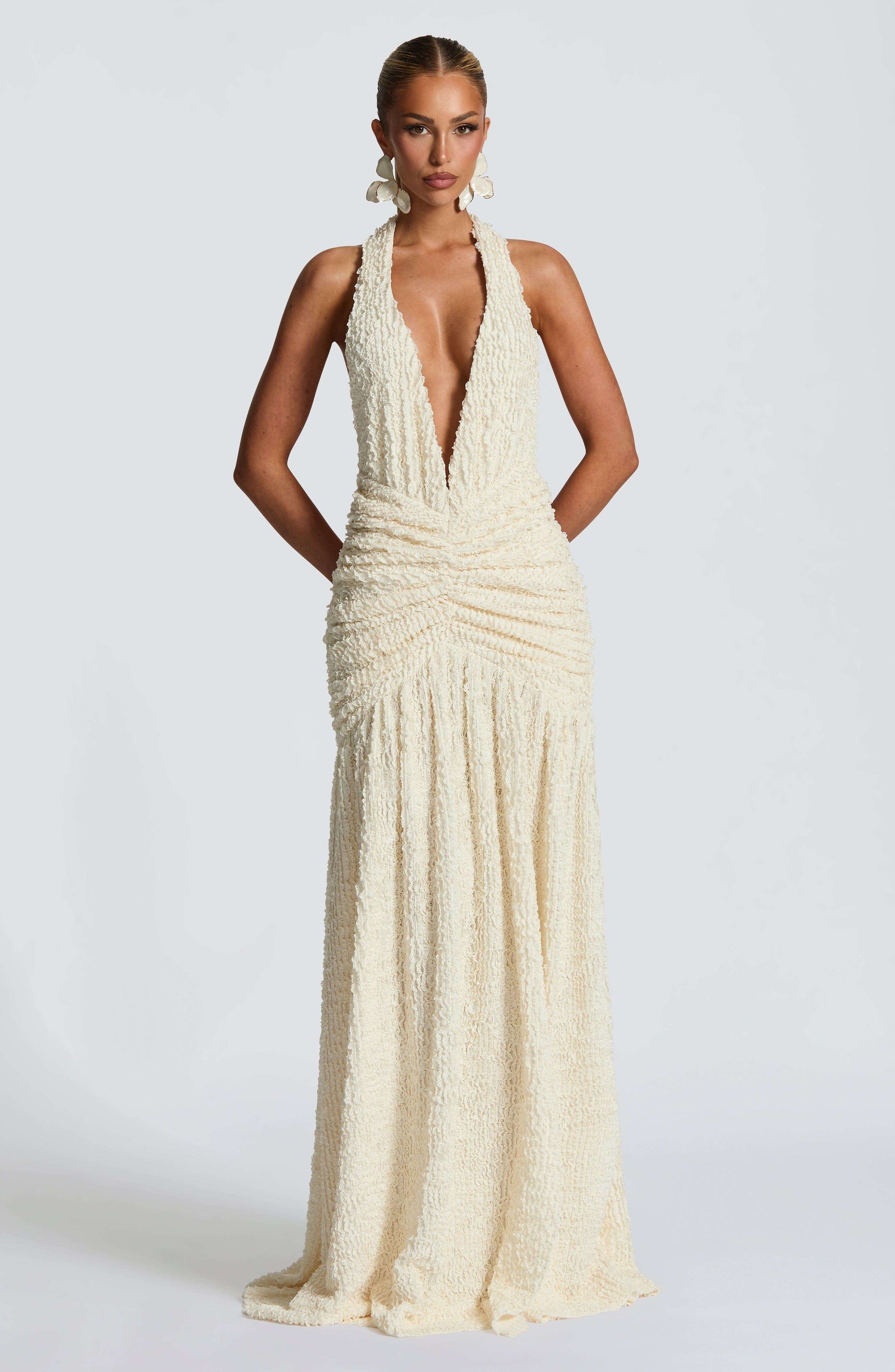 Minerva Maxi Dress - Ivory Ryvelle