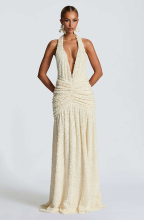 Minerva Maxi Dress - Ivory Ryvelle