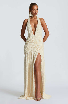 Minerva Maxi Dress - Ivory Ryvelle