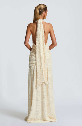 Minerva Maxi Dress - Ivory Ryvelle