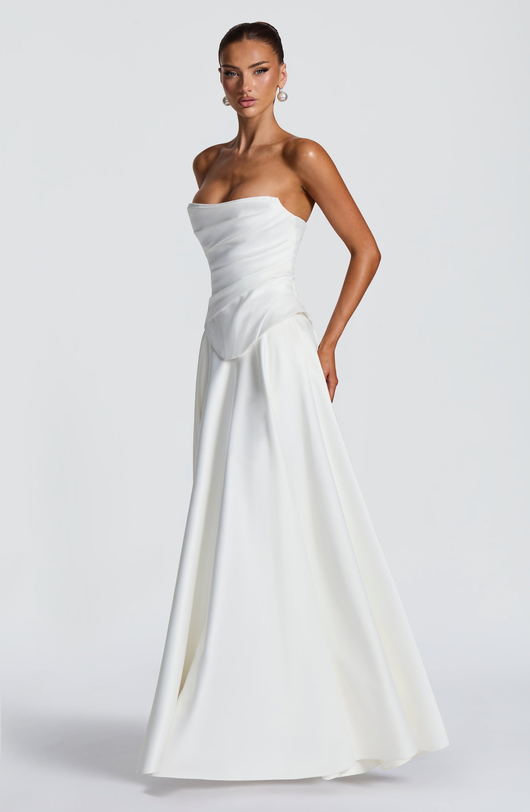 Mira Maxi Skirt - Ivory Ryvelle