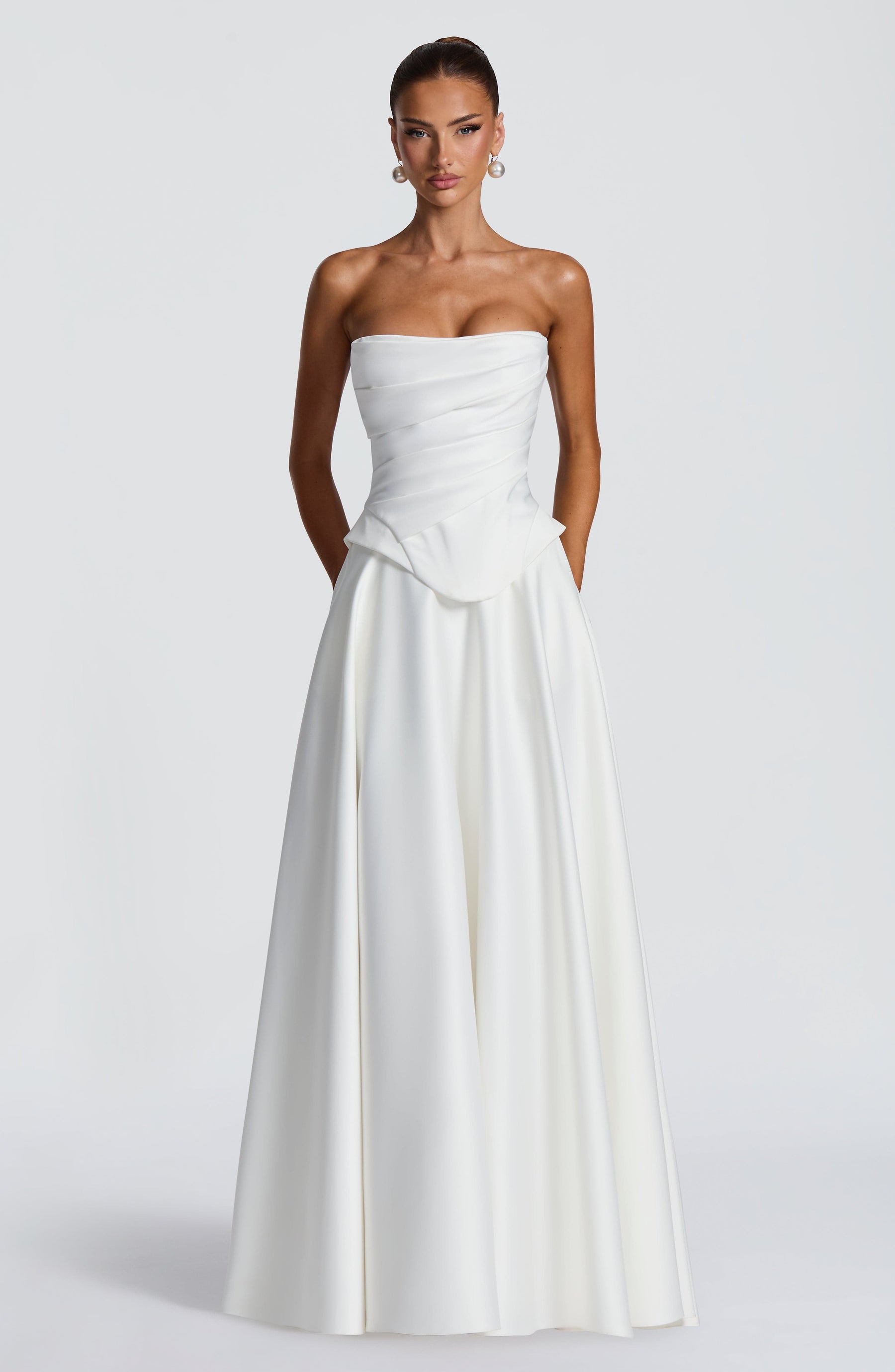 Mira Maxi Skirt - Ivory Ryvelle