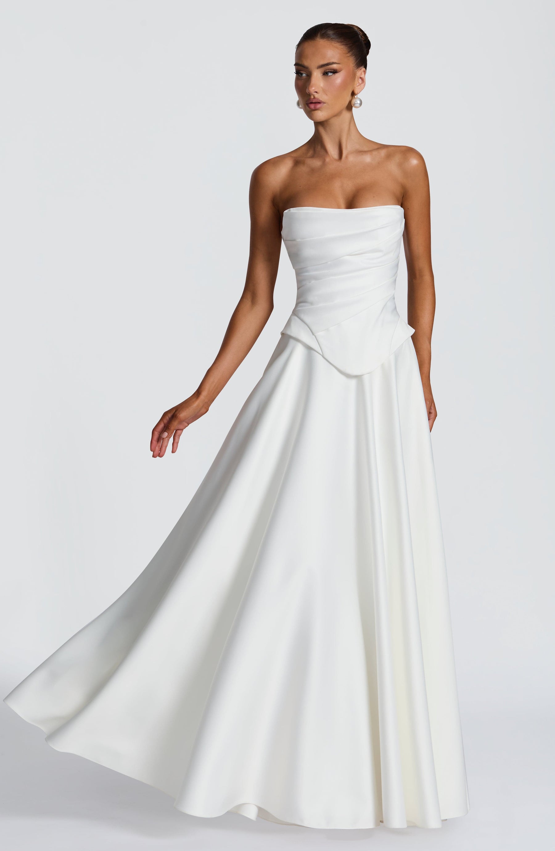 Mira Maxi Skirt - Ivory Ryvelle