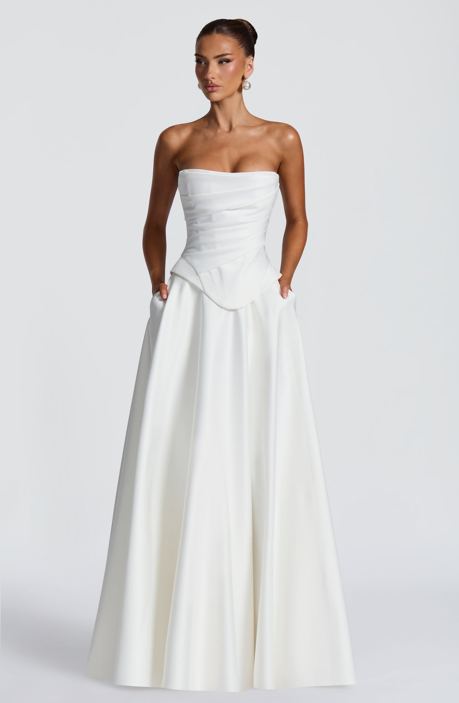 Mira Maxi Skirt - Ivory Ryvelle