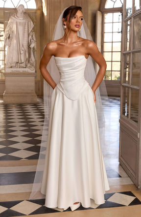 Mira Maxi Skirt - Ivory Ryvelle