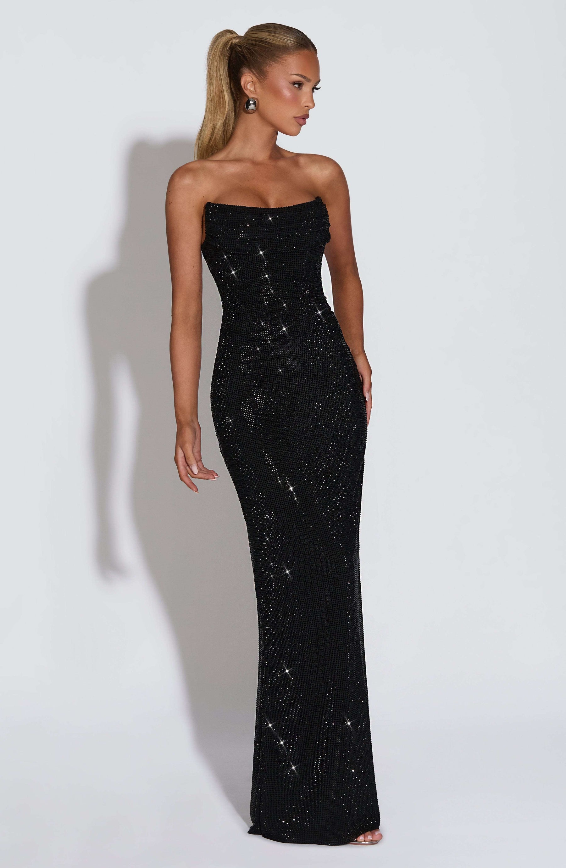 Mirabella Maxi Dress - Black Ryvelle